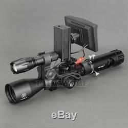 100M Range DIY Digital Night Vision Rilfe Scope with LED Torch for Night Hunting