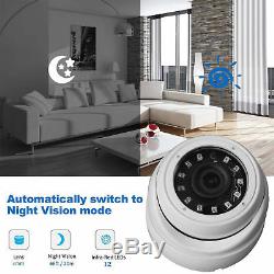 1080N 16CH DVR Record CCTV Home Security IR-CUT 8Dome Camera H. 264 System HD Kit