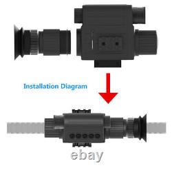 1080P HD Night Vision Infrared Scope Hunting Sight 940nm IR Camera Video Record