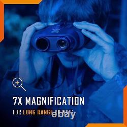 110R Handheld Night Vision Goggles 7X Magnification Digital Infrared Binoculars
