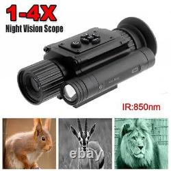 1-4X Digital Night Vision Hunting Scope Optics Sight 850nm IR Camera USA