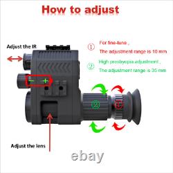 2024 Megaorei Digital Night Vision Scope Monocular 1080P 200-400M Camcorder USA