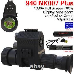 2024 Megaorei Digital Night Vision Scope Monocular 1080P 200-400M Camcorder USA