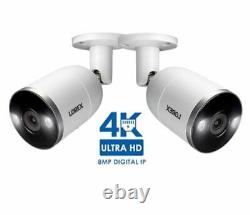 2 Lorex 4K Ultra HD Smart Deterrence IP Camera with Smart Motion Plus