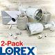 2 Lorex 8mp Smart 4k Ultra Deterrence Night Vision Security Video Camera E892ab