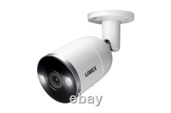 2 Lorex 8MP Smart 4K Ultra Deterrence Night Vision Security Video Camera E892AB