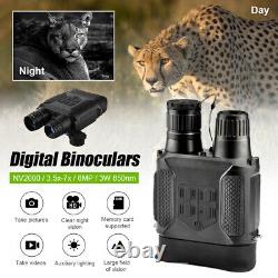 2x Zoom Digital Binoculars Night Vision Goggles Video Photo Recorder with 4 LCD