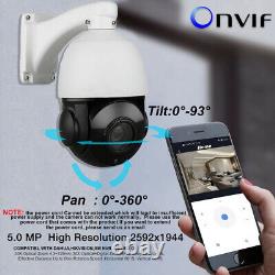 30X Zoom Outdoor CCTV 5MP Auto Tracking PTZ Camera 3D Humanoid Detection ONVIF