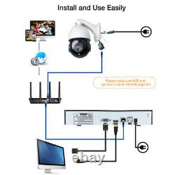 30X Zoom Outdoor CCTV 5MP Auto Tracking PTZ Camera 3D Humanoid Detection ONVIF