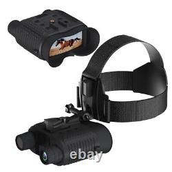 3D/8X Night Vision Binoculars Hunting Infrared Digital Head Mount Goggles NV8160
