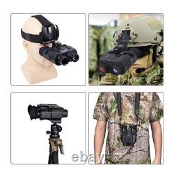 3D/8X Night Vision Binoculars Hunting Infrared Digital Head Mount Goggles US