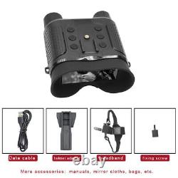 3D Digital Night Vision Goggles Head Mount Binoculars Infrared Hunting Telescope