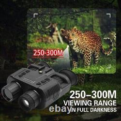 3D Hunting Night Vision Goggles Binoculars Digital IR Head Mounted Rechargeable