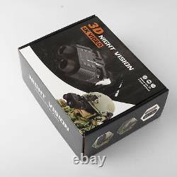 3D Hunting Night Vision Goggles Binoculars Digital IR Head Mounted Rechargeable
