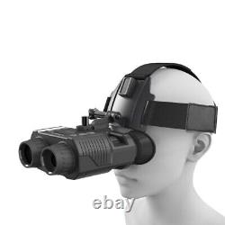 3D Hunting Night Vision Goggles Binoculars Digital IR Head Mounted Rechargeable