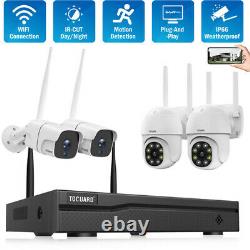 3MP 8CH NVR CCTV Security Camera System Wireless HD Lite 1080P Home Surveillance