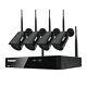 4ch 1080p Outdoor Wireless Security Camera System 2mp Wifi Nvr