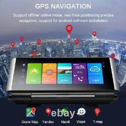 4G Android 8.1 Video Recorder Dash & Rear Cam GPS Navigation ADAS DVR 1080P Lot