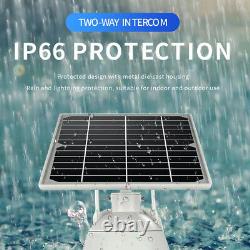 4G/WiFi 1080P HD Solar Power PTZ IP Camera Security CCTV Waterproof Outdoor USA