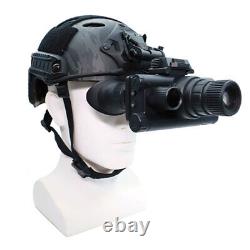 4K 8x Zoom Night Vision Goggles Helmet Mounted Bonoculars Hunting IR Camera&32GB
