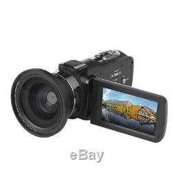 4K Camcorder 48MP Night Vision WiFi Control Digital Camera 3.0 Inch Touch-S W6J5