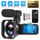 4k Digital Camcorder Video Camera Ir Night Vision Vlogging Recorder For Youtube