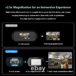 4K Digital Night Vision Goggles, Infrared Night Vision Binoculars for Adults, 3