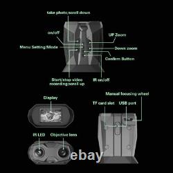 4K Digital Night Vision Goggles, Infrared Night Vision Binoculars for Adults, 3