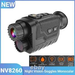 4K HD Infrared Digital Night Vision with 8X Zoom 3000mAh Rechargeable Battery