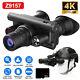 4k Ir Night Vision Goggles Binocular 8x Digital Zoom Mounted For Tactical Helmet