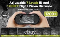 4K Night Vision Binoculars Digital Binoculars Built-in 4000mAh Battery. Outdoor