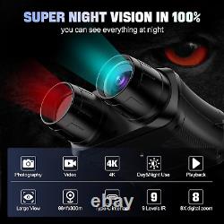 4K Night Vision Binoculars, Night Vision Goggles for Adults, Digital Infrared Ni