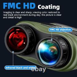 4K Night Vision Goggles 48MP and 3 Inch Display, 8X Digital Zoom, Green