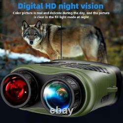 4K Night Vision Goggles 48MP and 3 Inch Display, 8X Digital Zoom, Green
