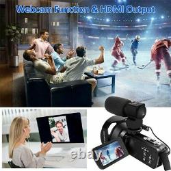 4K Video Camera Ultra HD Camcorder 48.0MP IR Night Vision Digital Camera WiFi Vl