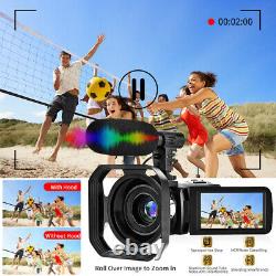 4K Wifi Camcorder Video Vlogging Camera Digital Zoom Camcorder IR Night Vision