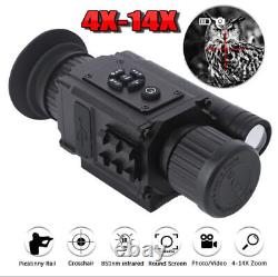 4X-14X Digital Night Vision 850nm Hunting Rifle Scope Optics Sight IR Camera