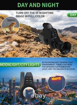 4X ZOOM 1080P Night Vision Sight Infrared Digital Scope Night Vision Monocular