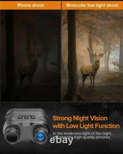 4X Zoom Digital 1080P Infrared Binocular Take Pictures Night Vision+32GB card