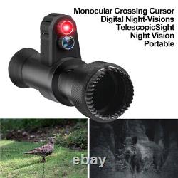 4X Zoom Digital Telescopic Sight Night Vision Monocular Hunting Crossing Cursor