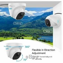 4-pack Reolink 5MP PoE IP Security Camera Waterproof Surveillance Dome RLC-520
