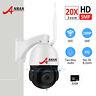5mp Pan/tilt 2way Audio 20xzoom Security Camera System Wireless Microphone 64g