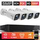 5mp Poe Security Camera System 8ch Nvr 4pcs Wired Smart Home Kit 724 Recording