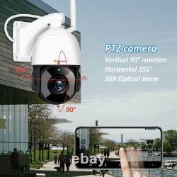 5MP Wifi 30x Optical Zoom PTZ Audio Wireless IP Security Camera Outdoor HD CCTV
