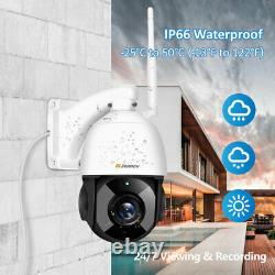 5MP Wifi 30x Optical Zoom PTZ Audio Wireless IP Security Camera Outdoor HD CCTV