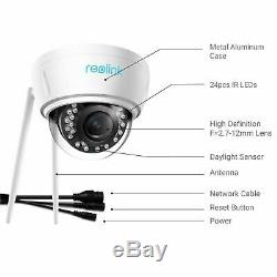 5MP Wireless WIFI IP Camera Autofocus Zoom Home Security Camera Reolink RLC-422W