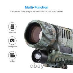 5X40 Digital Infrared Night Vision Monocular Telescope Camera 8GB Video Recorder