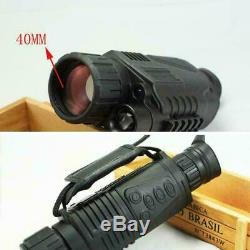 5X40 Digital Monocular Night Vision Infrared Night-Vision V3Q4 Camera Monoc E9O6