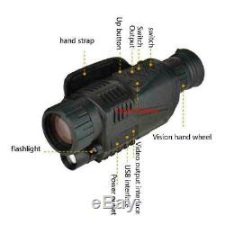 5X40 Digital Monocular Night Vision Infrared Night-Vision V3Q4 Camera Monoc E9O6