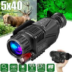 5X40 HD Digital Infrared Night Vision Monocular Hunting Telescope Video Camera